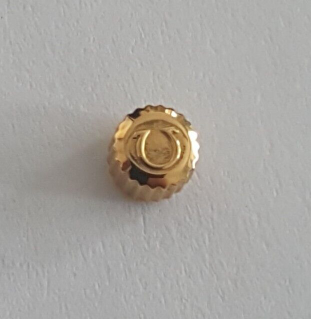 Omega Crown, Gilt, Water Resistant Part Number 42050