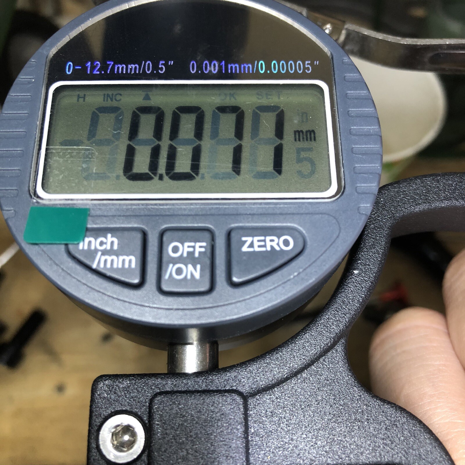 Digital Calipers For Measuring Balance Staff And Small Parts.