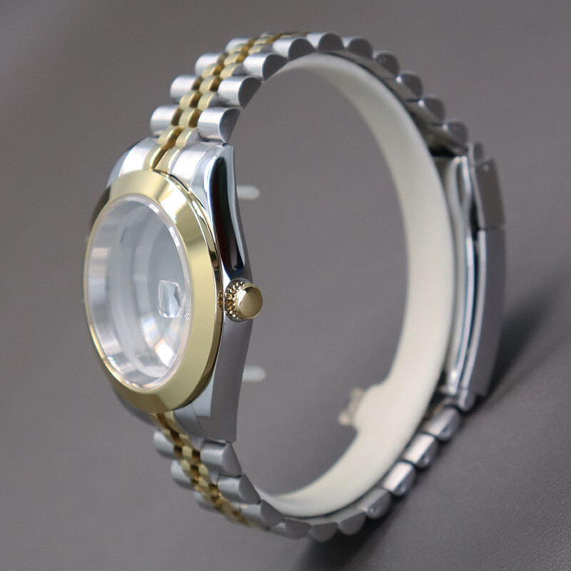 36mm 40mm Inclined Bezel Watch Case+Stainless Bracelet For Seiko Nh35 NH36 8215