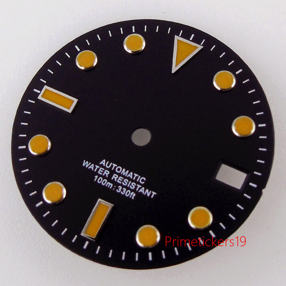 Fit NH35 Miyota8215 DG2813 ETA2824 2836 Movement 28.5mm Sterile Watch Dial Date