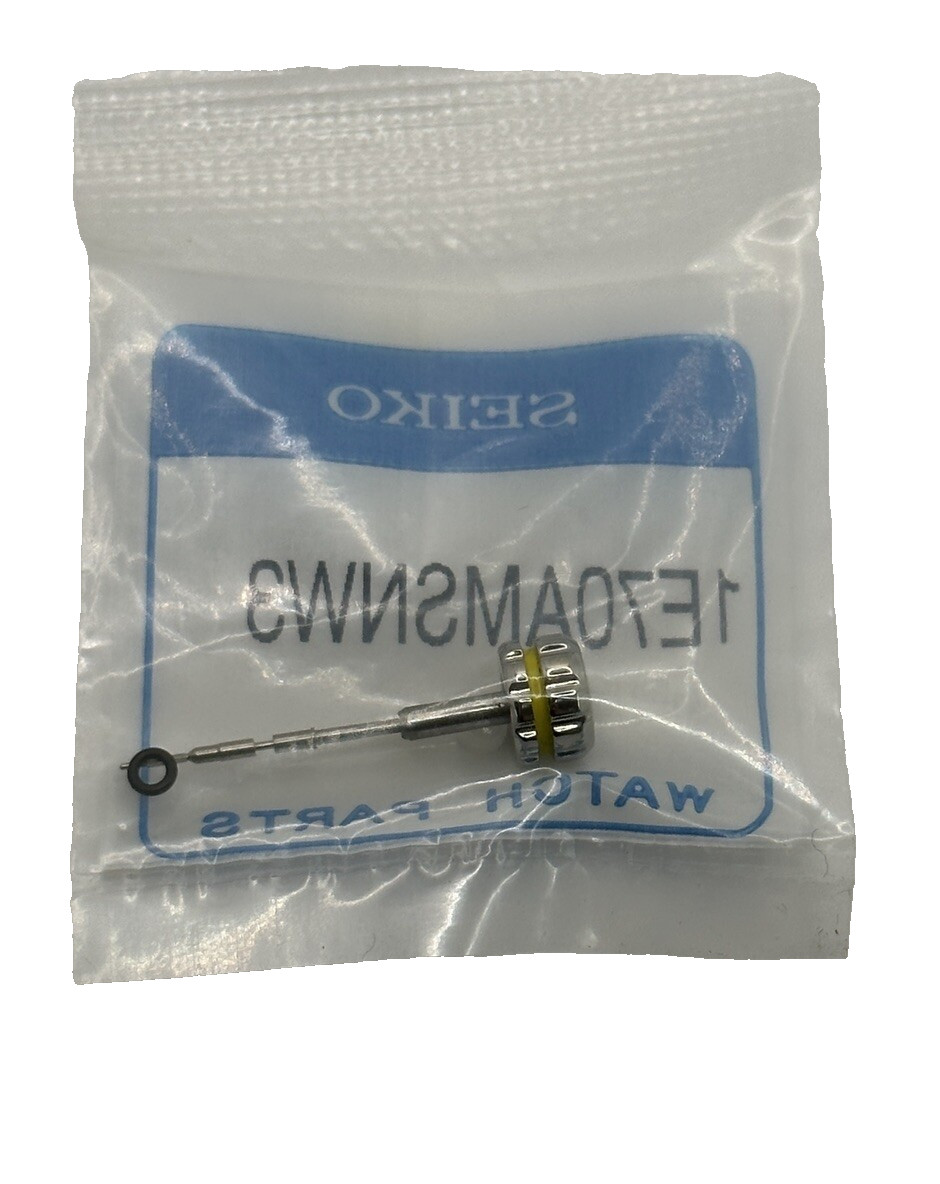 ORIGINAL SEIKO CROWN WITH STEM FOR 5M62-0BL0, 1E70AMSNW3