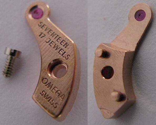 Omega 865 chronostop watch part chrono bridge