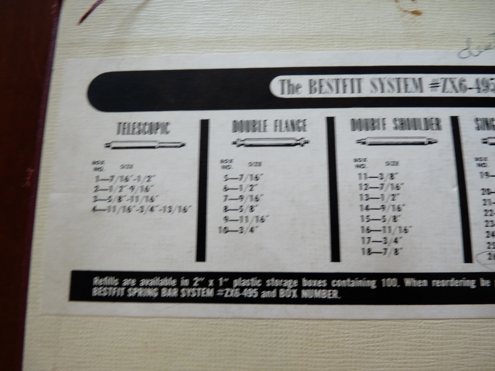 Bestfit System of Spring Bars, ZX6-495, Wristwatch Band Replacement Bars, Japan