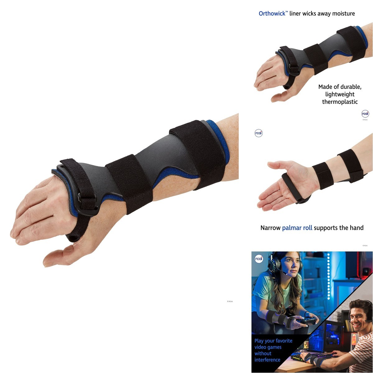 RCAI Dorsal Carpal Tunnel Splint – Medium Right