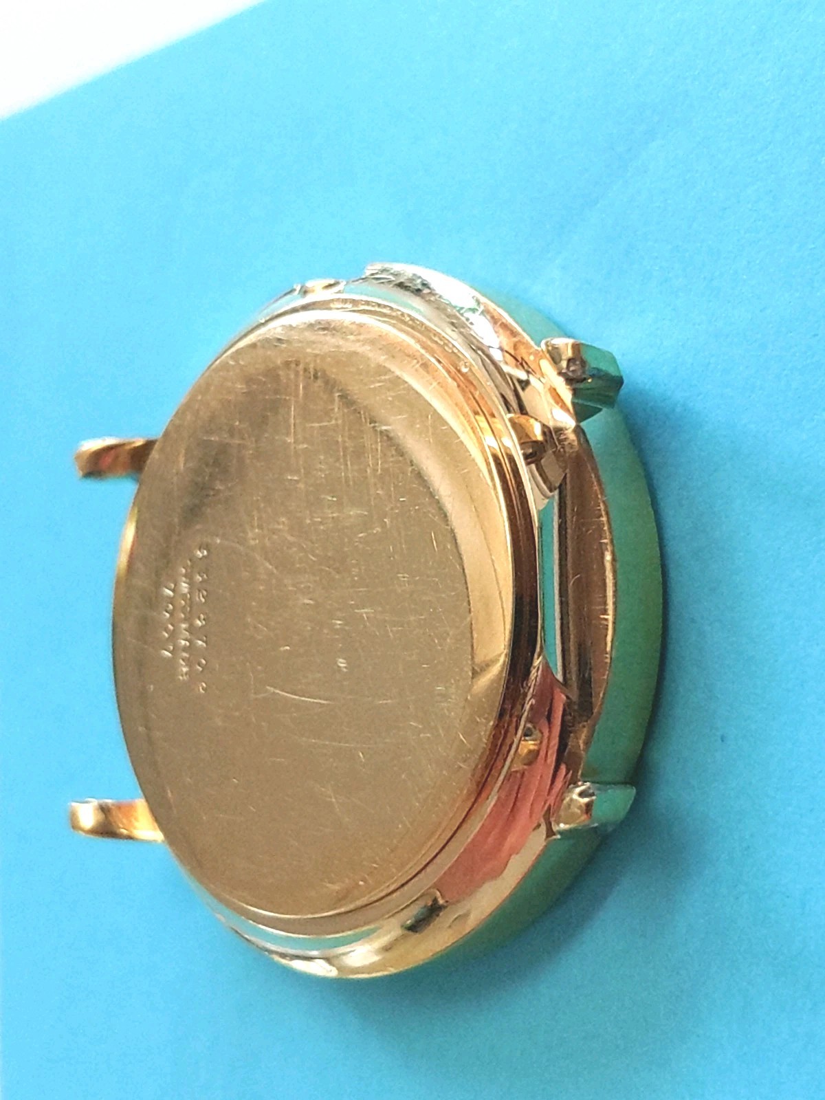 Mido Limited 0.0015 Gold Electroplated Watch Case. Model 7007. Serial #3328707.