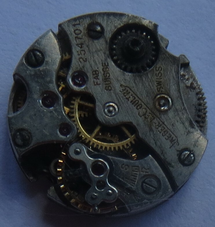 Jaeger LeCoultre lady wristwatch movement & dial 15 mm. in diameter
