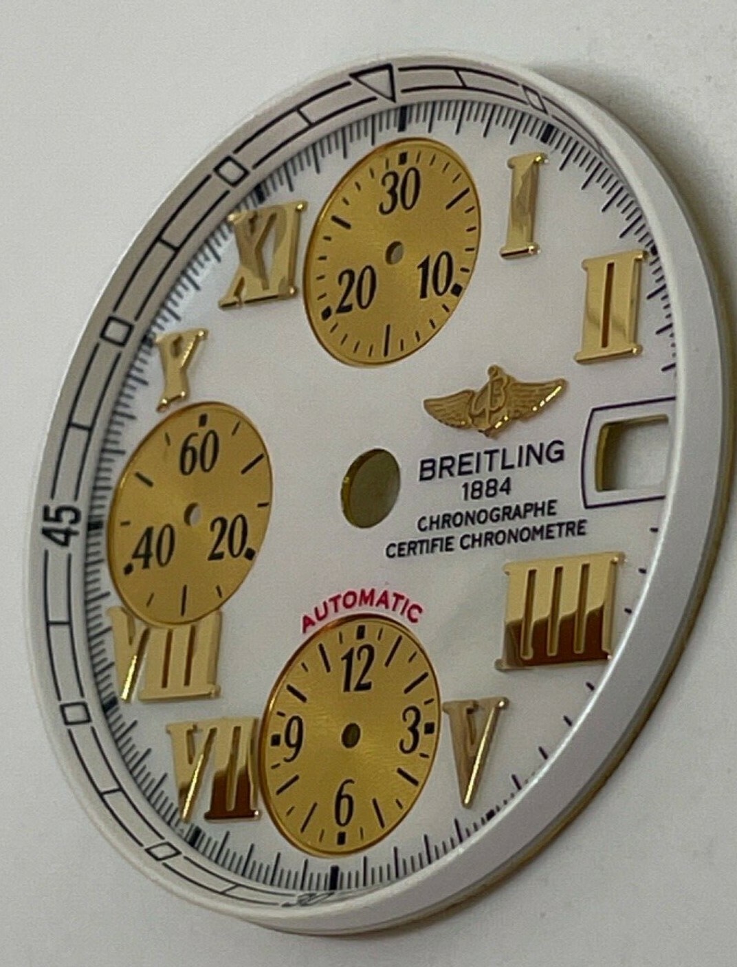 BREITLING 1884 MOTHER OF PEARL DIAL / Chrono Cockpit Automatic Pilot / 28mm