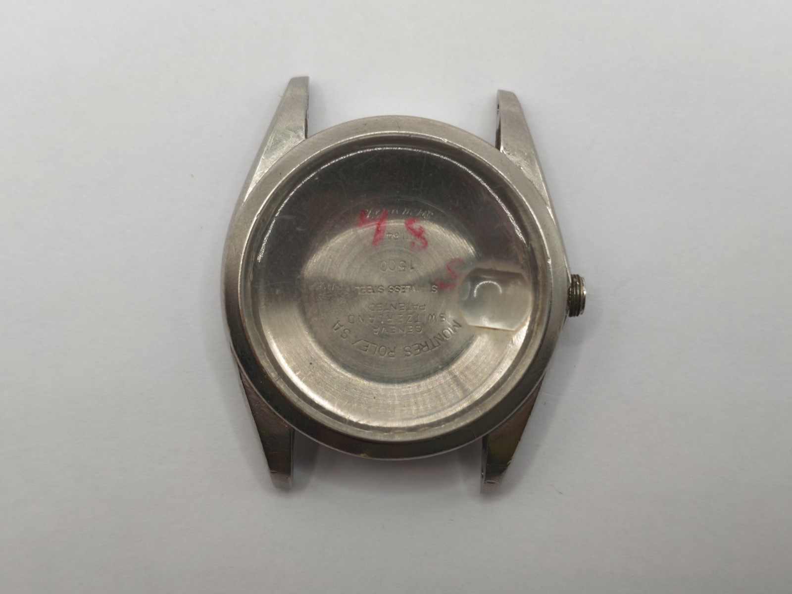 Original Rolex 1500 complete Case with bezel Stainless steel for 34MM