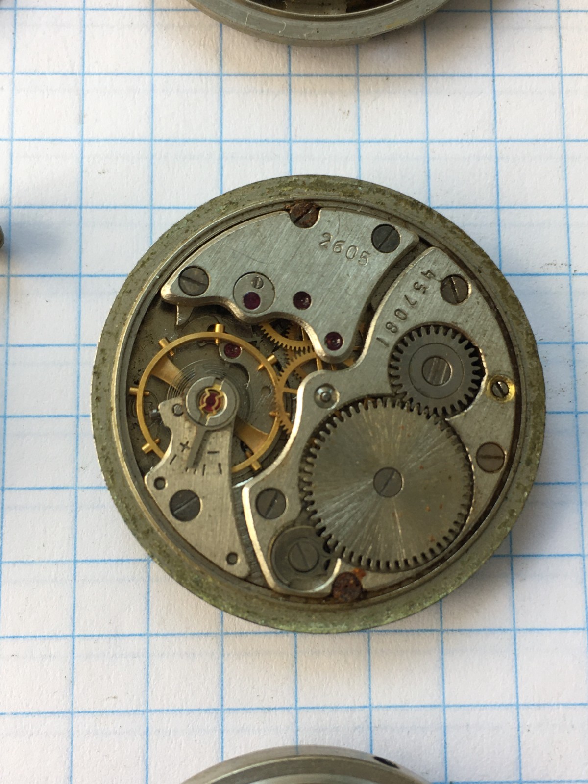 Lot of 10 Vintage men’s wristwatch movements Vostok, Slava, etc. USSR for parts