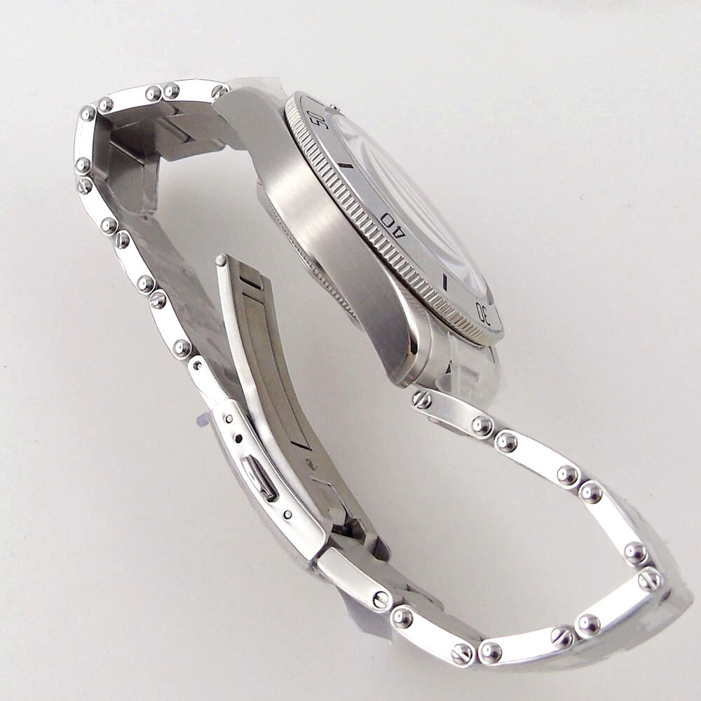 20ATＭ 40mm Bow Sapphire Glass Watch Case Ceramic Bezel Fit NH34 NH35 NH36 2824