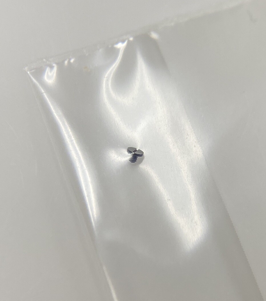 Genuine Rolex 1600-1847 Screw for Click, New Open Package (1 PCE)