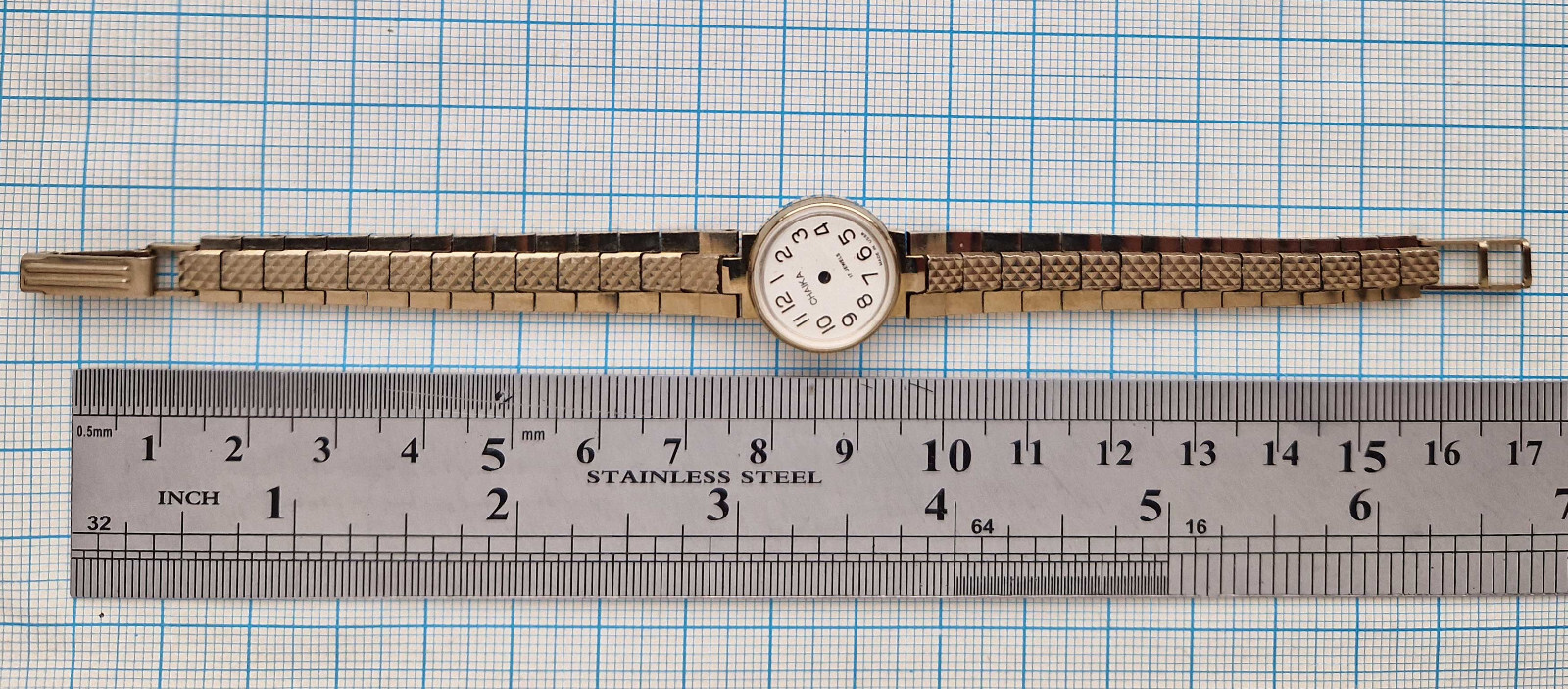 CASE for Vintage Soviet LADIES Mechanical Wristwatch CHAIKA. USSR.