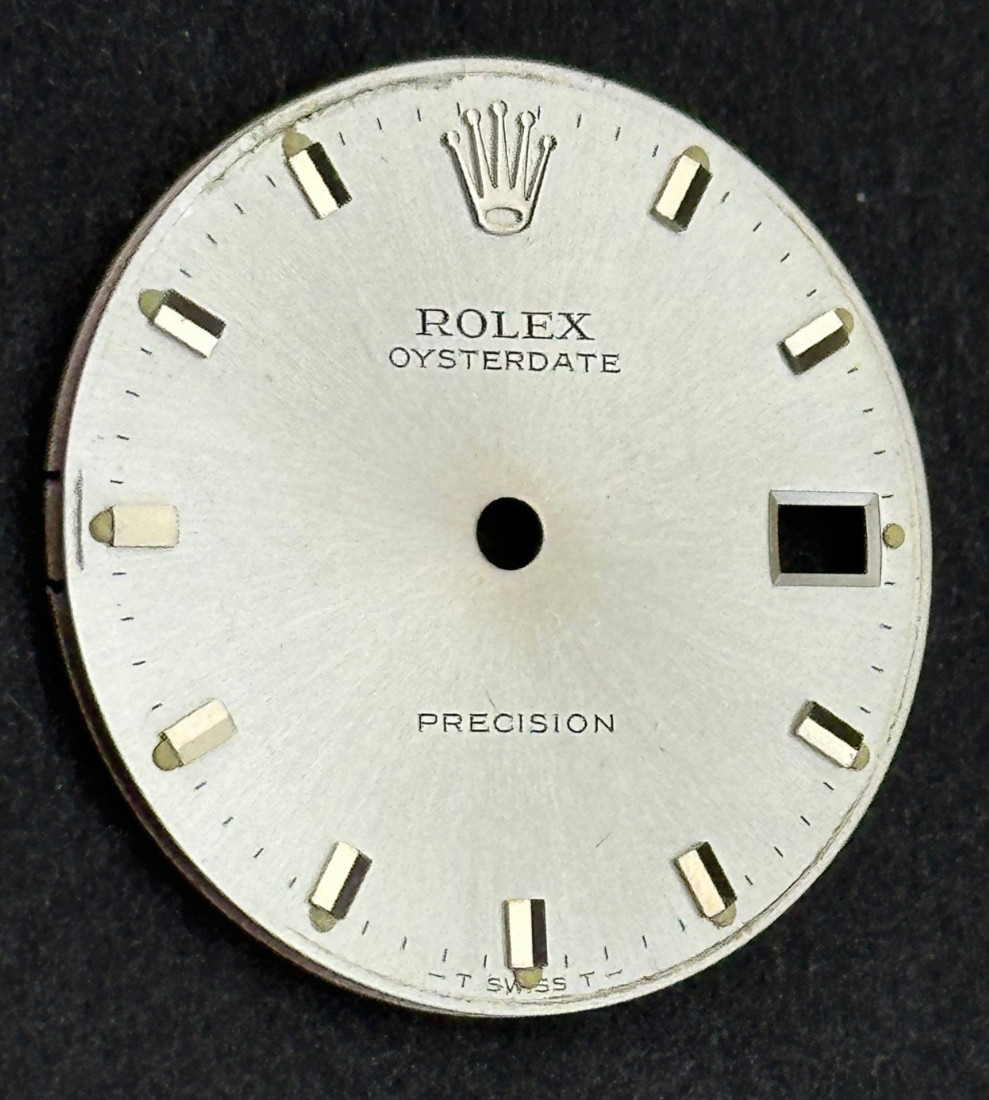 Vintage Rolex Oysterdate Precision Watch Dial For 6466