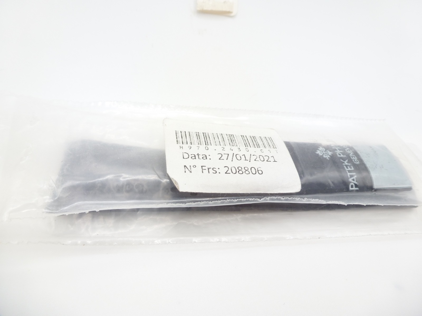 Original Patek Philippe 5968A 5968G Black Rubber Strap 22x18mm used