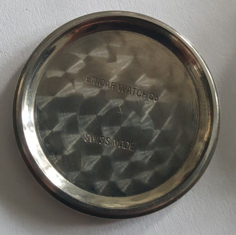 Enicar Steel Case For Automatic Movement With Diameter Of 27.50mm