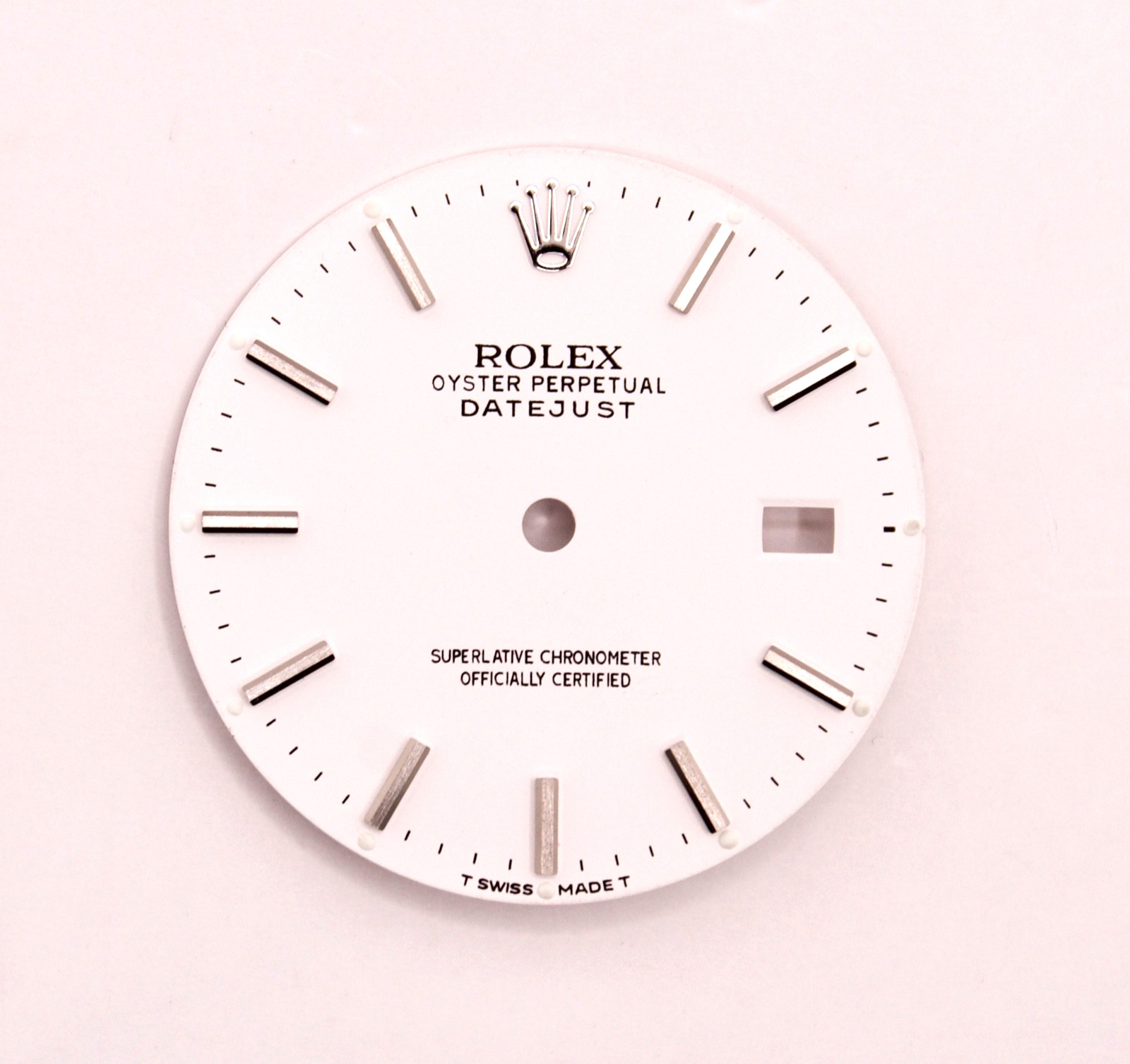 ORIGINAL Rolex Dial 36mm Datejust White Stainless Steel w Date 16014/16234