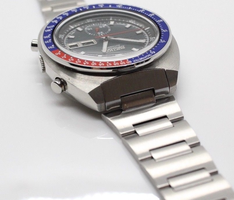 Men’s BRACELET W/ End Links for SEIKO 6139-6005 6139-6007 6139-6009 Chrono 19mm