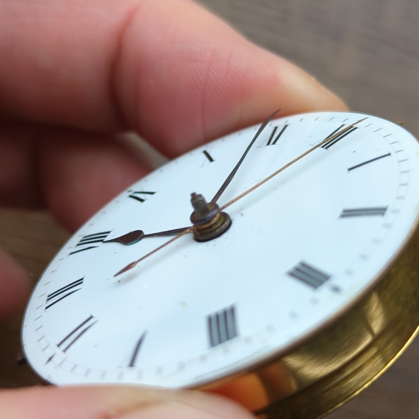 James McCabe English Duplex Pocket Watch Movement With Sweep Secs Feature (G72)