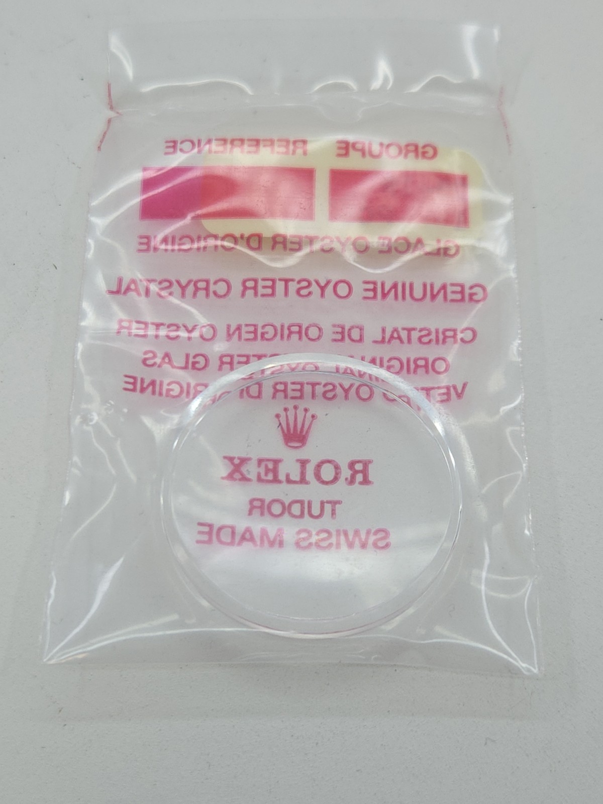 Rolex Plexiglass 25 – 19, New Old Stock