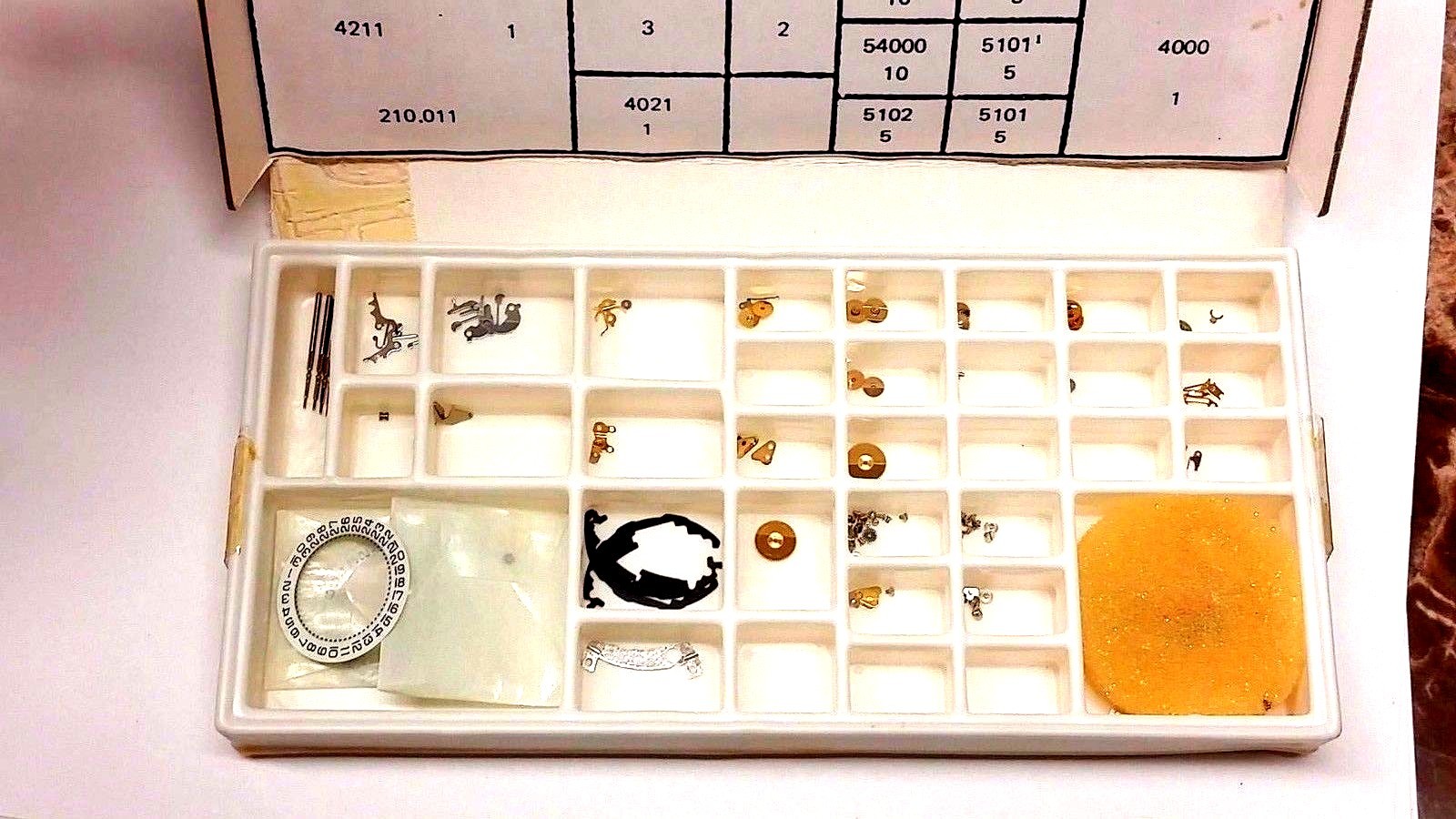 ETA 210.011 Watch Parts – Assorted Variety – NEW – Watchmaker
