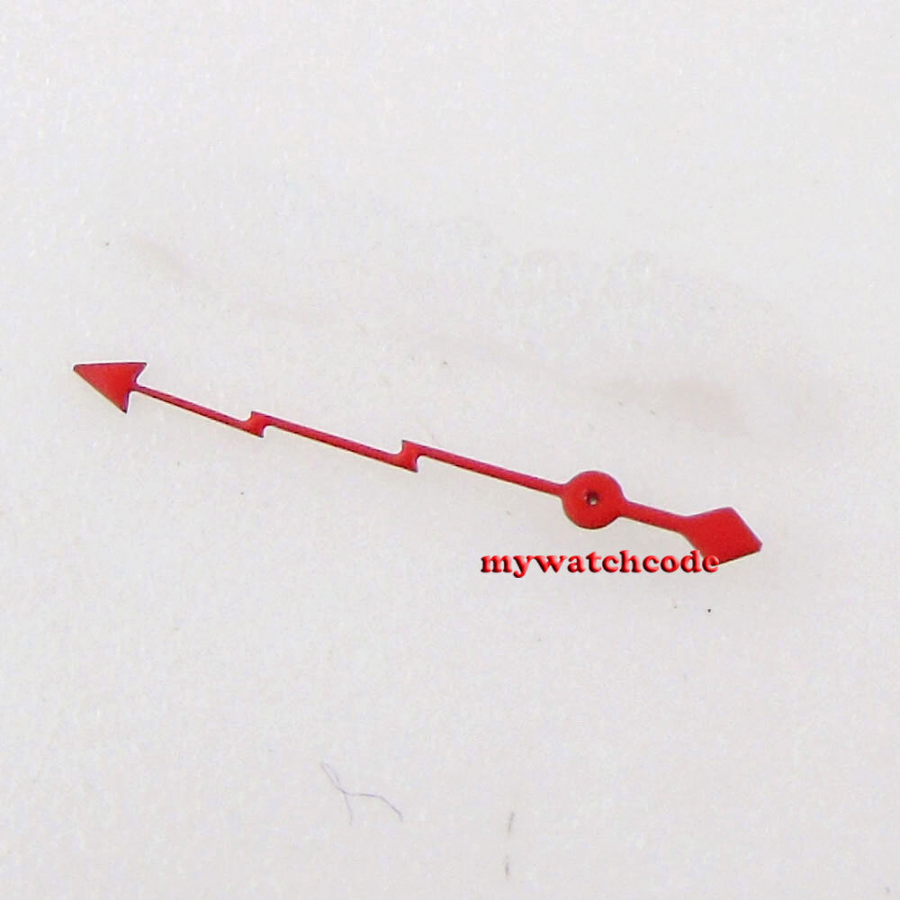 Lightning Red Orange Milgauss Style Watch Second Hand for NH35 NH36 7S26