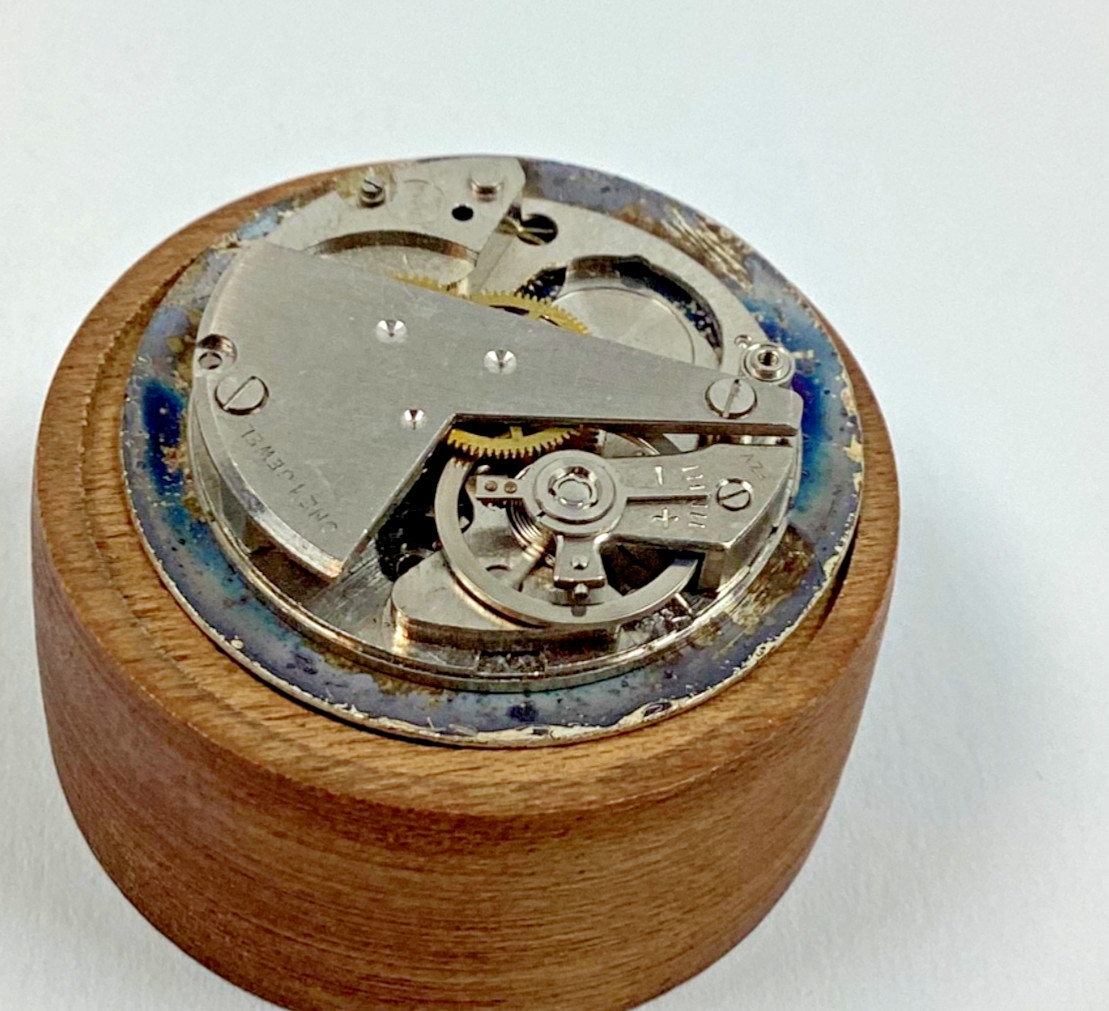 Lot Carlisle Henriline Watch Co Ebosa EB1553 Swiss 1 Runs Spare Part Repair READ