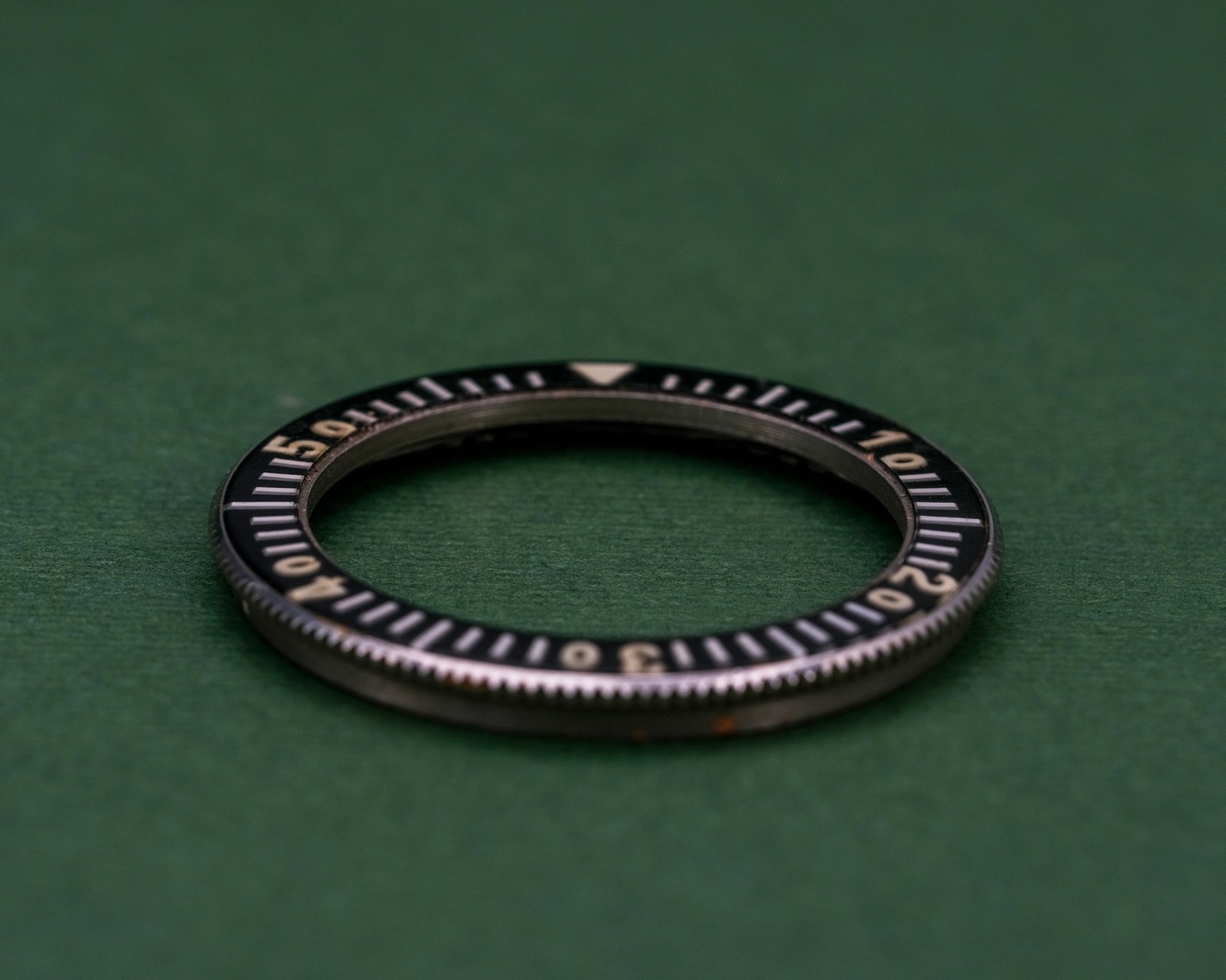 Authentic Triton Bezel + Insert for Spirotechnique 1962