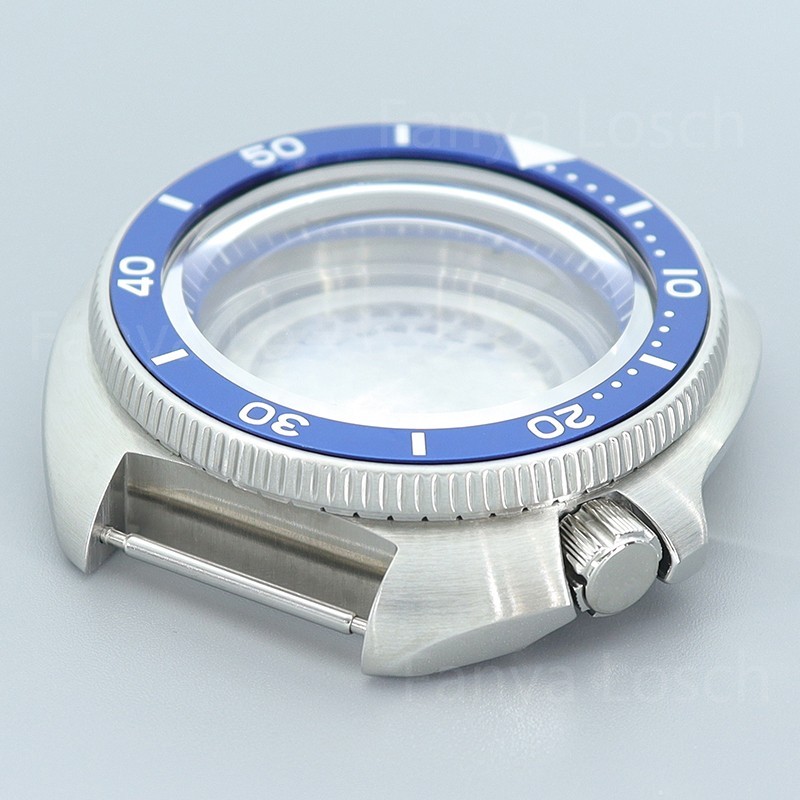 44mm Watch Case Modify Turtle Willard 6105 Mod Sapphire For Seiko NH34 35 36 38