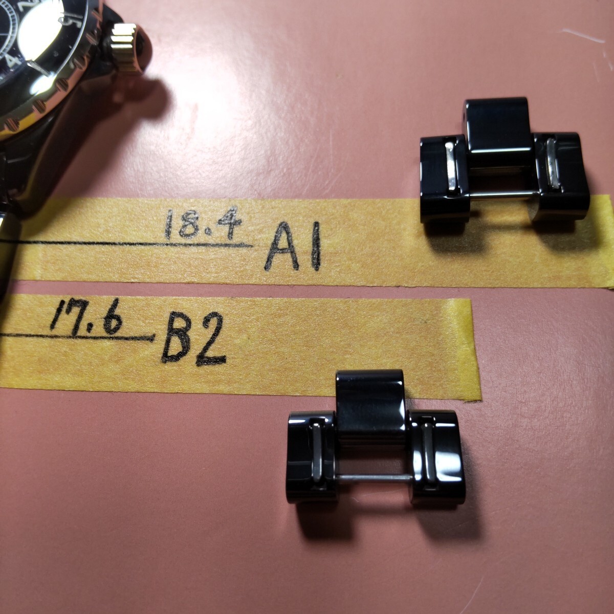 CHANEL J12 H0685 Black (BK) Early Model Ceramic Bracelet 1 Set, Genuine 17.6mm
