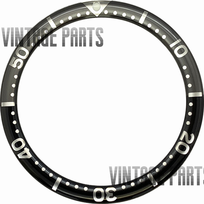 38*31.5mm black gray resin flat watch bezel insert fit for SKX007 watches