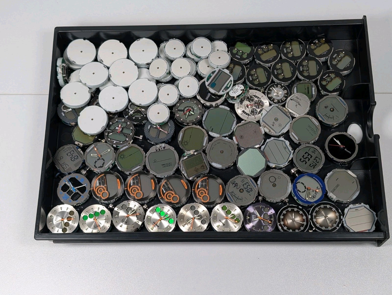 Vtg Watch Quartz Movement Parts Lot Watchmakers Estate SPARES REPAIR CRAFT