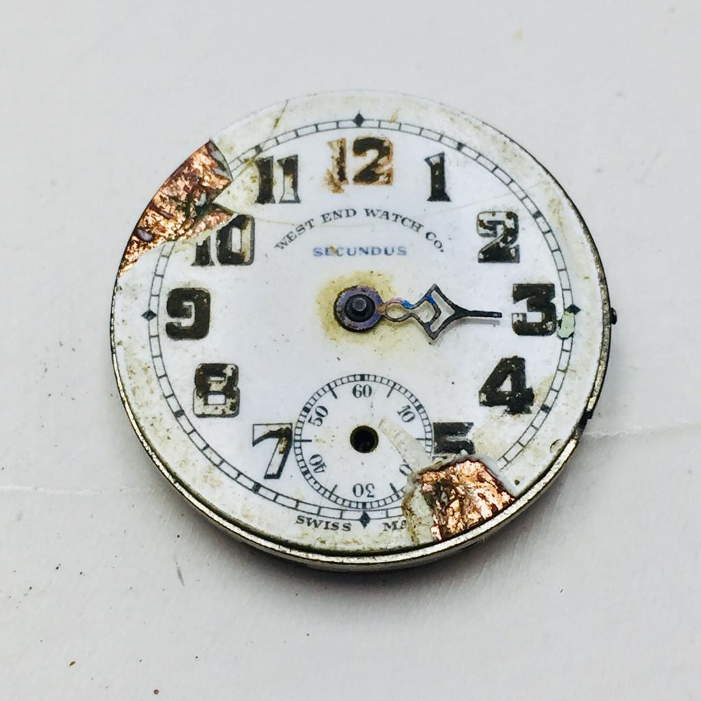 West End Watch CAl.706 Manual Winding Not Working Movement For Parts NQS66RM1