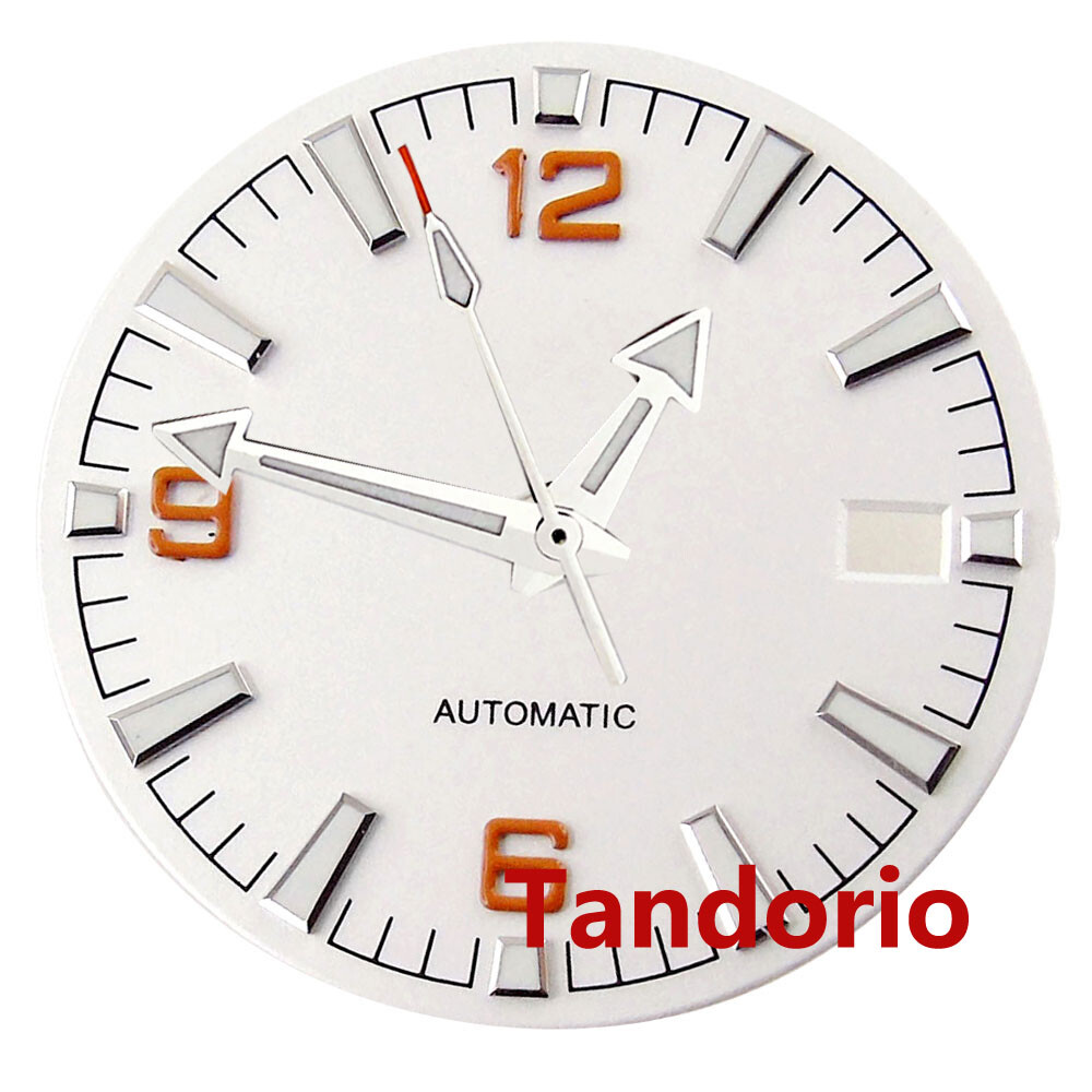 31mm Black Dial Face Fit NH35A NH36 Miyota8215 ETA2824 PT5000 Automatic Movement