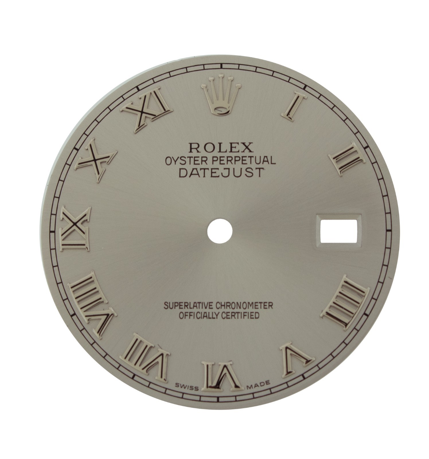 ROLEX GENUINE SLATE ROMAN DIAL FOR DATEUST 116200 116234