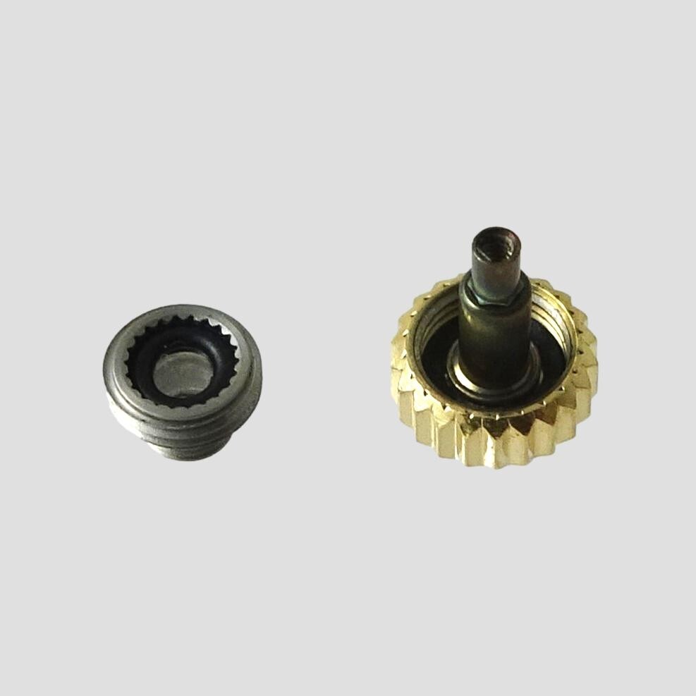 18k Gold Rolx/Tudor Oyster Princess Date 5.3mm Crown, Stem, and Tube 24-530-8