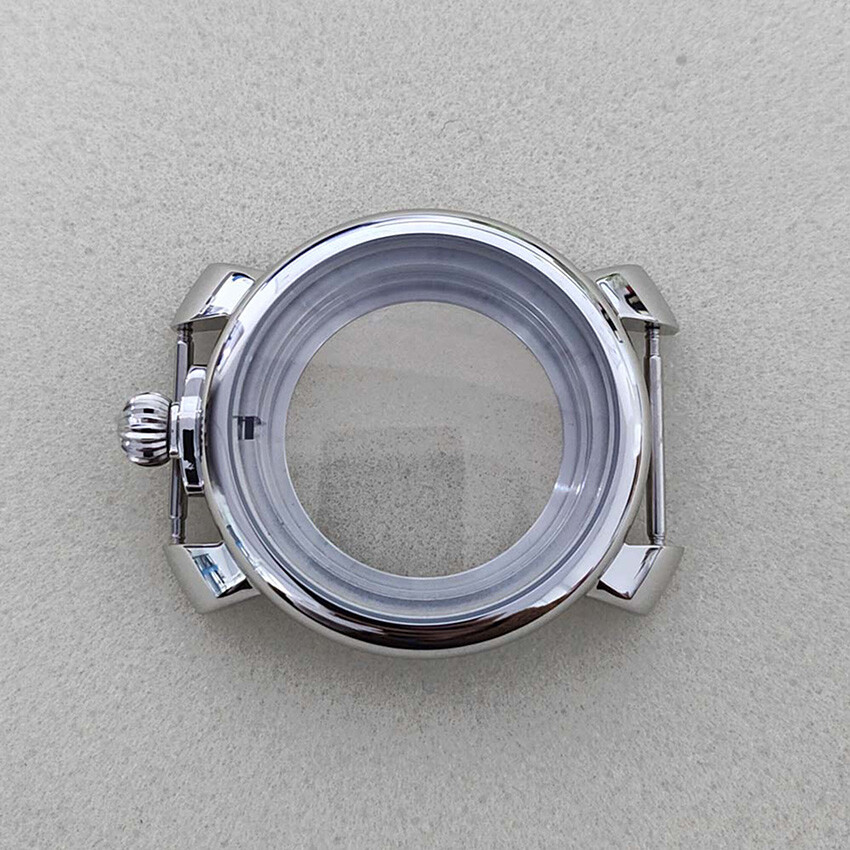 40mm 12 o’clock Stainless Steel Watch Case Glass Cover For NH35/NH36 Movement