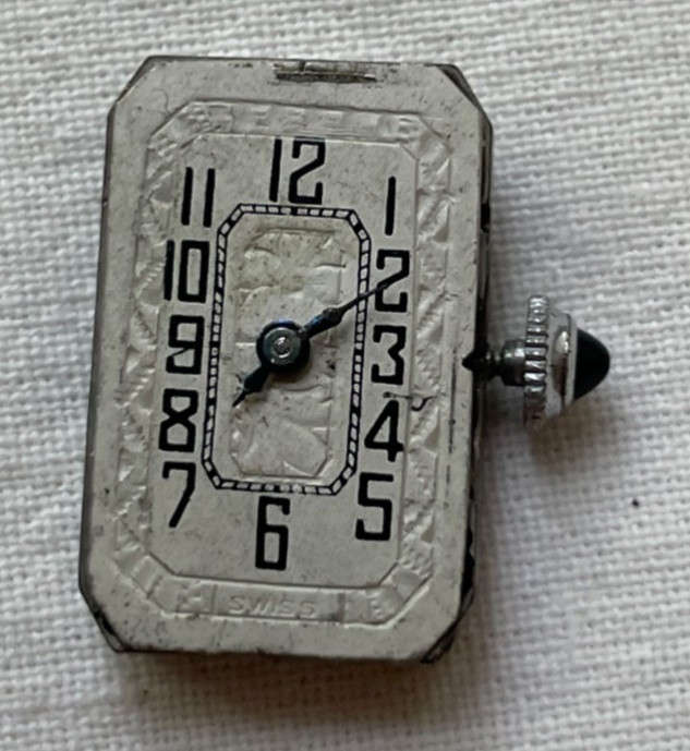 Sorority Swiss ladies art-deco – movement for watch RUNS, lot0308