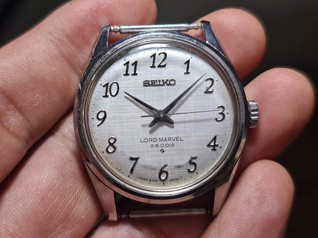 RARE SEIKO LORD MARVEL STAMPED 20 YEARS OF DILIGENCE GIFT KIYOICHI-KUN YRC 5470