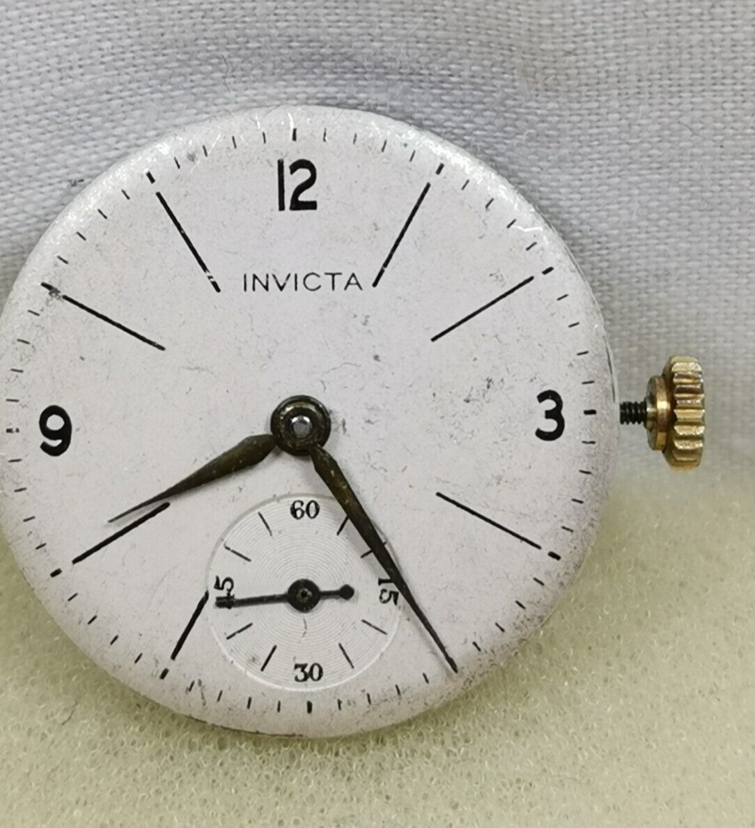 Invicta 15j Cal. AS 984 Swiss watch Movement Spare parts or Repair!