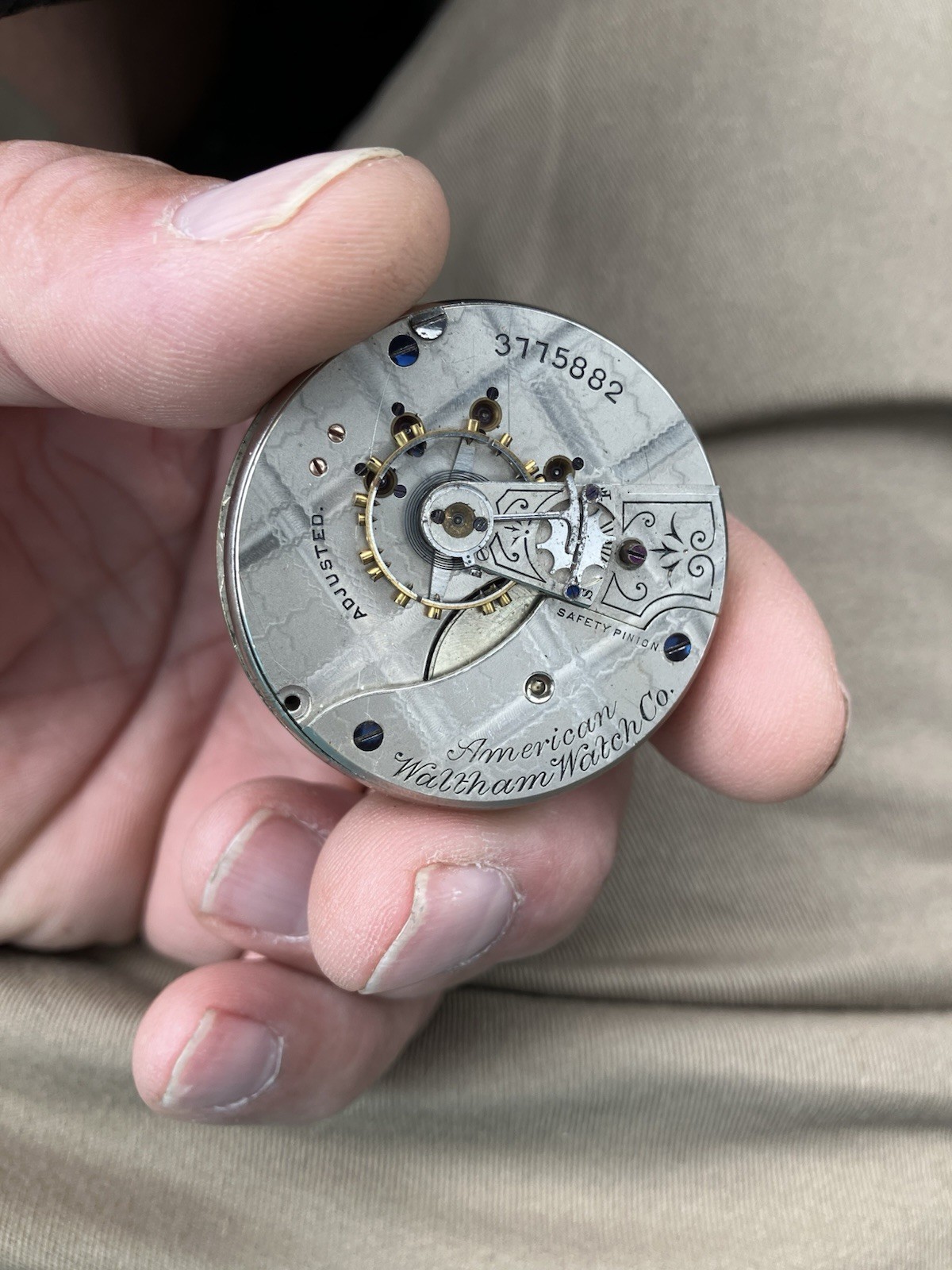 Waltham & ELGIN Pocket Watch Movements Parts Repair