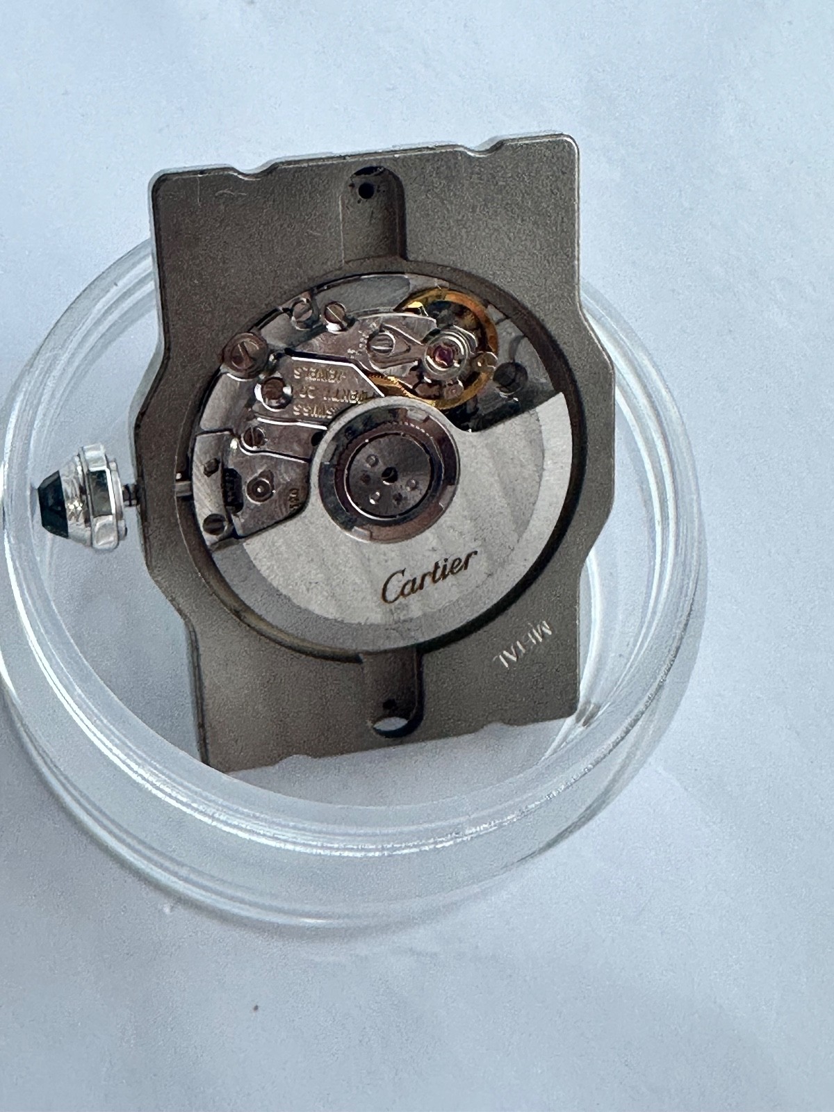 Cartier Tank Américain Movement & Blue Dial Automatic Cal.120 Eta 2000-1