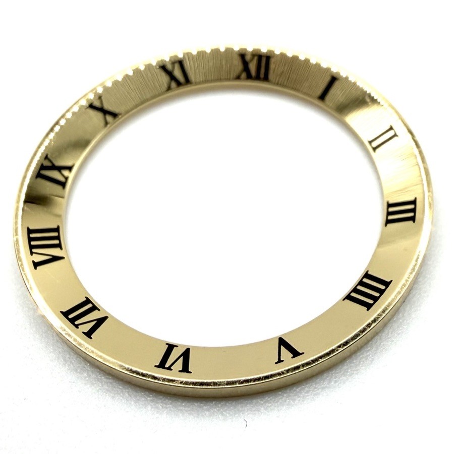 NOS Genuine Gucci 5100M Yellow Gold Plated 28.0mm Inner Bezel Part