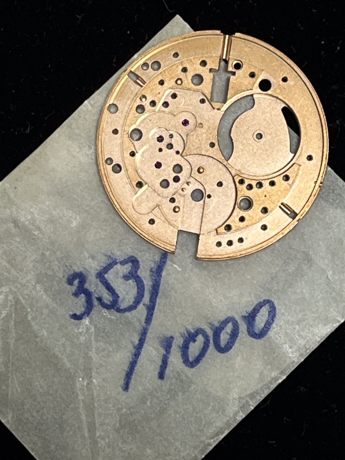 Omega New-Old-Stock Bumper Automatic ***Mainplates***