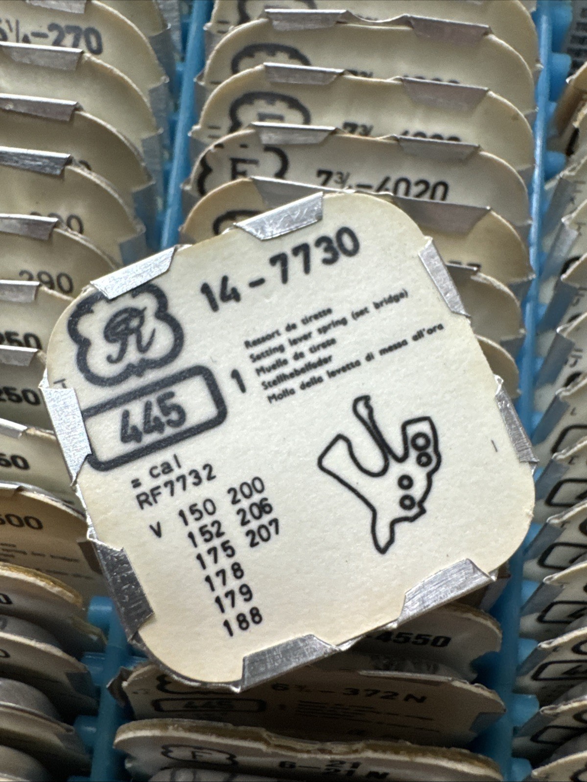 NOS OEM Valjoux 7730 Setting Lever Spring Ref LG16-BT