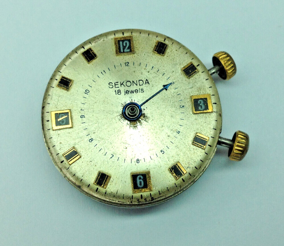 SEKONDA Alarm Mechanical Watch Movement – WORKING
