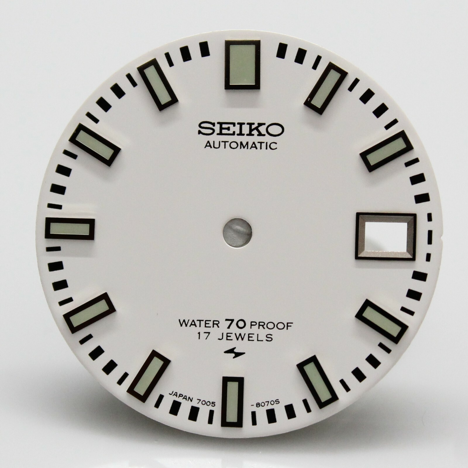 White Dial for Seiko diver 7005 8052 8050 Green Poor Man’s 62MAS Proof 17 Jewel