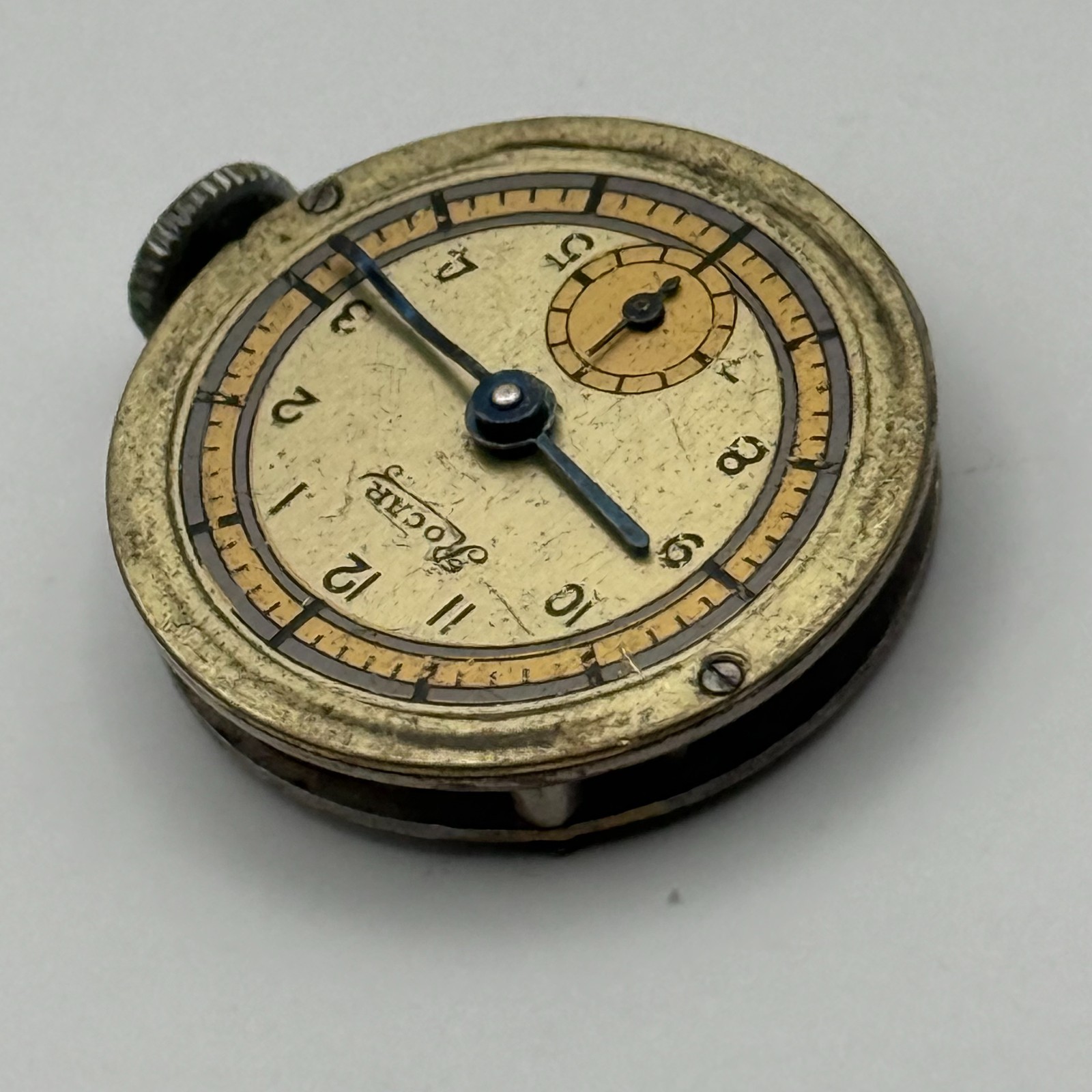 Ebosa 119 Watch Movement Rocar Sub Seconds Manual Wind Vintage Parts 23.7mm