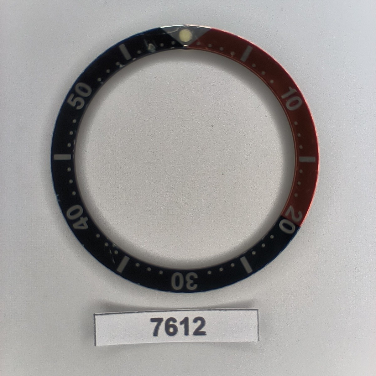 USED VINTAGE SEIKO BEZEL INSERT PEPSI 7002 6309 7040 7290 6306 DIVE WATCH BV7612
