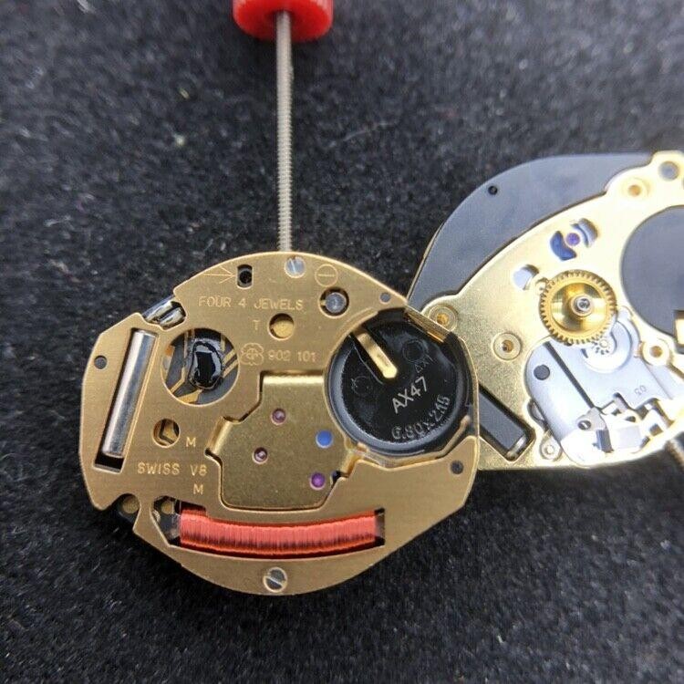ETA902.101 Quartz Watch with Swiss Movement 3 Hands Replacement for 902.002