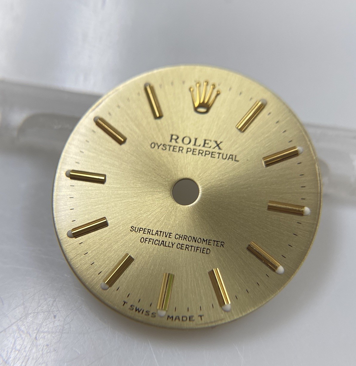 Genuine Rolex 24mm Oyster Perpetual Cal. 2130/2230 Gold Dial